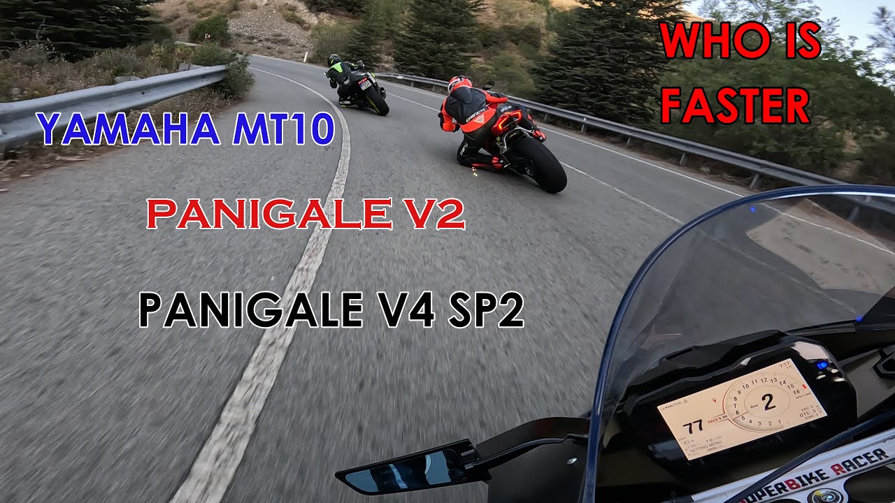 SUPER FAST SKILLED Riders Panigale V4 - Panigale V2 - Yamaha MT10