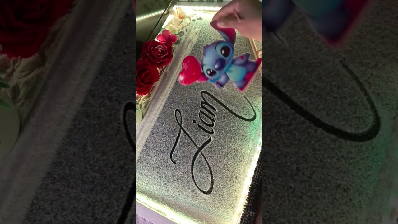 ​GRAN MARATHON DE NOMBRES EN LA ARENA 🏝️ Especial Stitch y Personajes Favoritos ✨ ASMR
