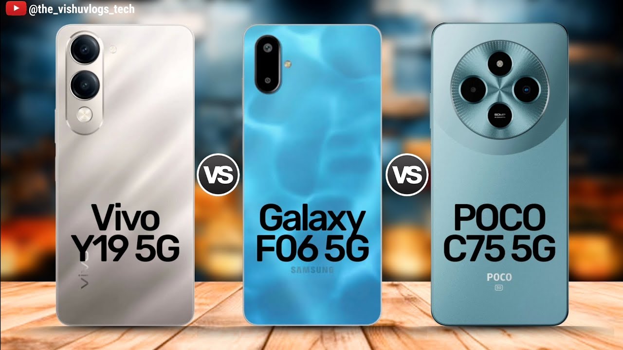 Best Gaming Phone Under 10k in 2025; ⚡ Vivo Y19 5G vs Galaxy F06 5G vs POCO C75 5G - COMPARISON! 🔥🔥