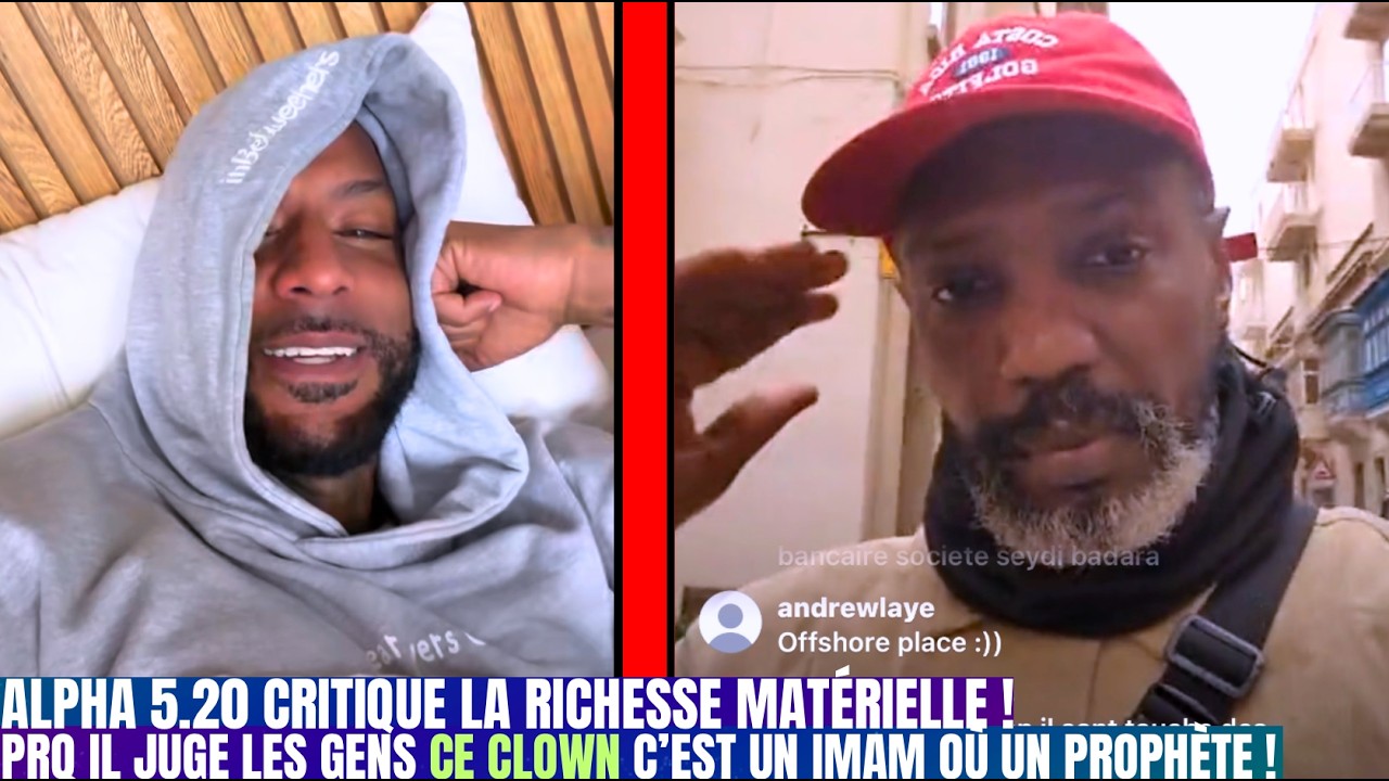 Booba Répond à Alpha 5.20 après avoir critiqué sa richesse matérielle, ce clown est un Imam !