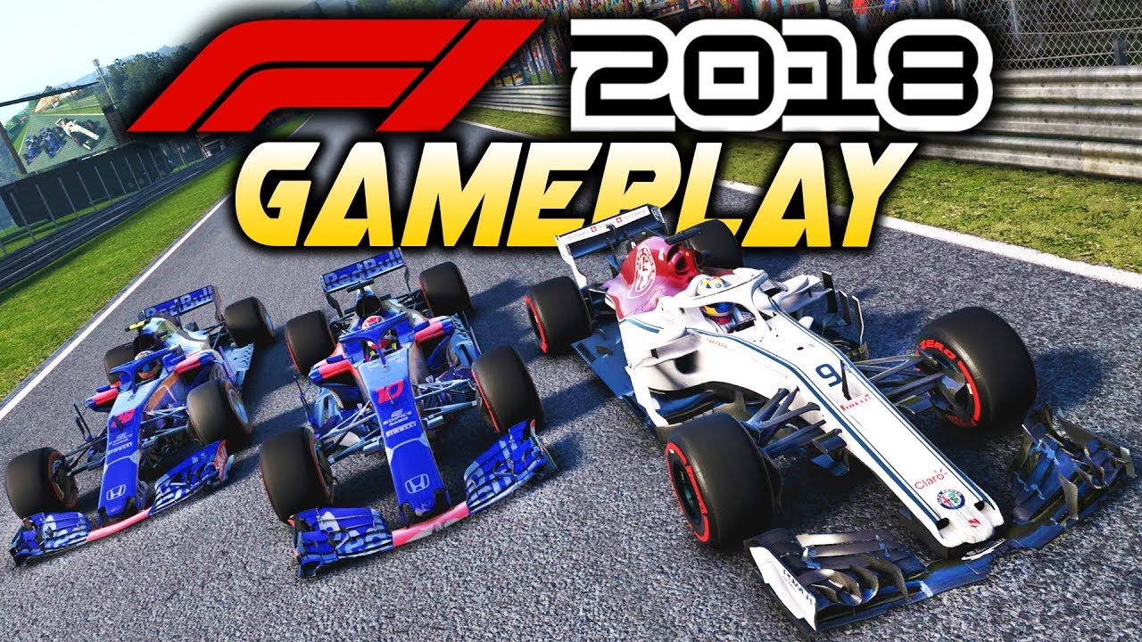 F1 2018 Exclusive Gameplay: 3 WIDE AI BATTLES! Race at Belgian GP! (F1 2018 Game Alfa Romeo Sauber)