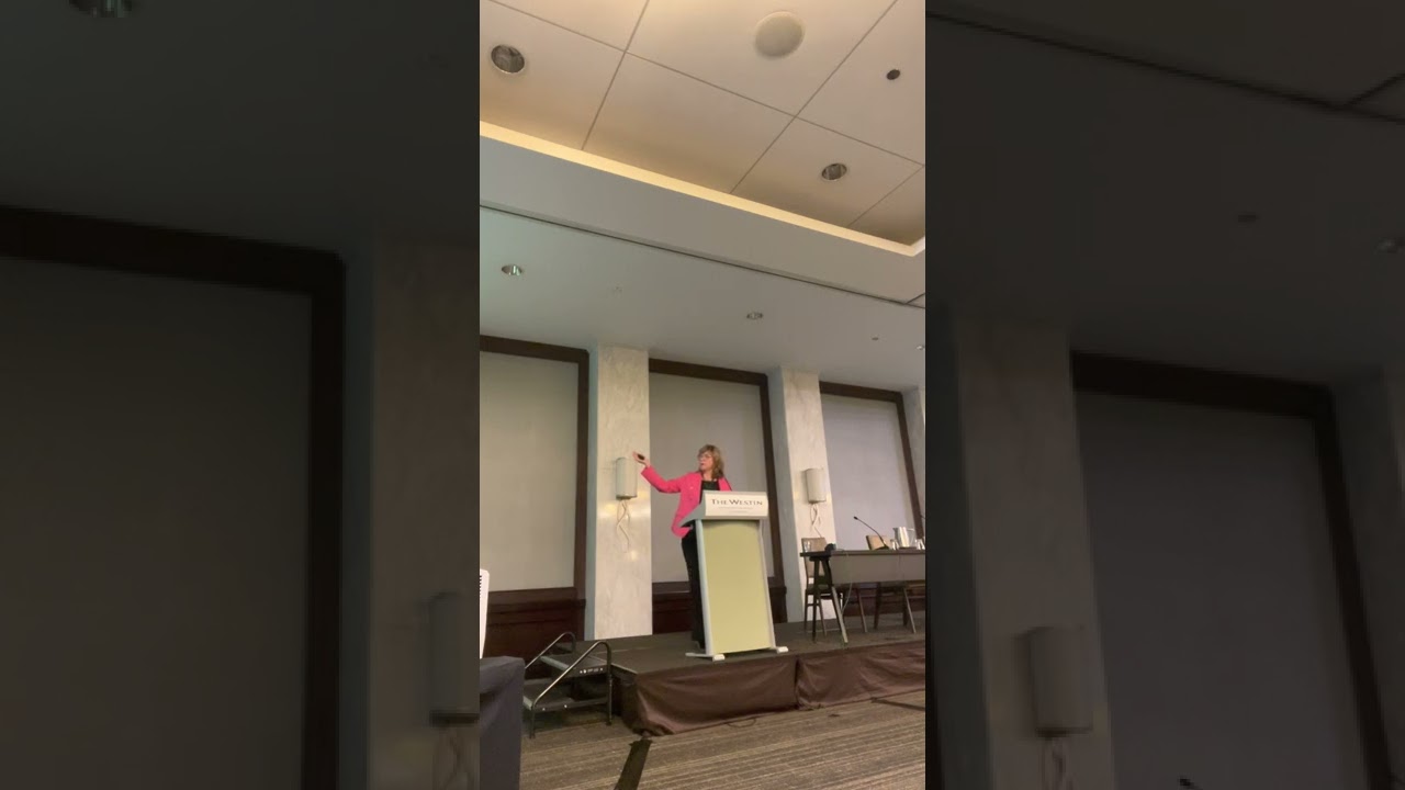 Dr. Mary Rensel giving keynote, Know your &ldquo;Why&rdquo; for Career Longevity!