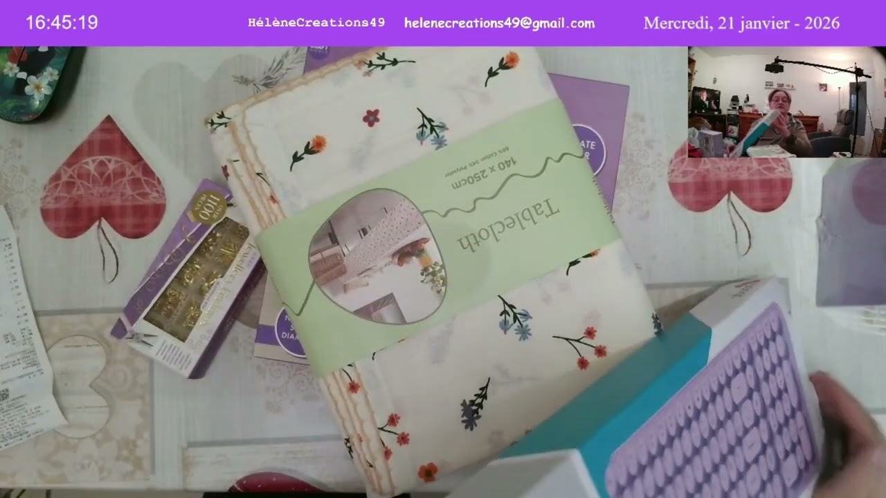 Courrier Merci @fanchonscrap3255  et petit haul action