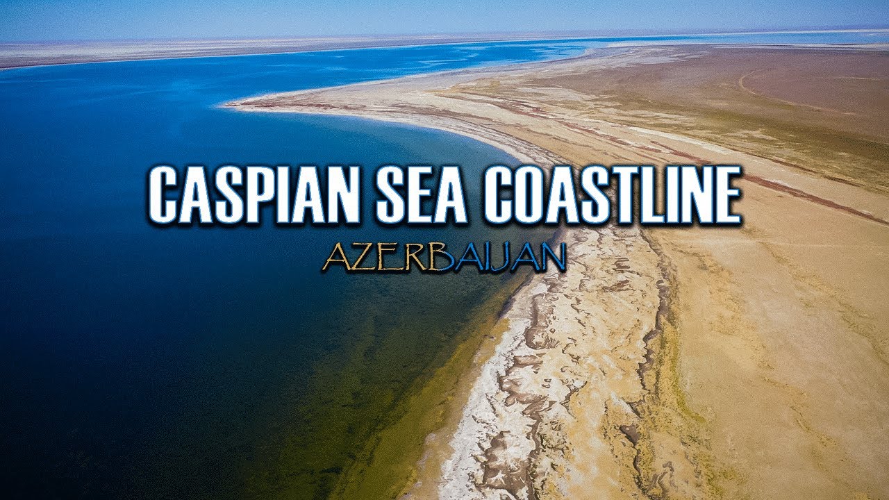 4K Aerial Views: The Nature Project - Caspian Sea Coastline in Azerbaijan
