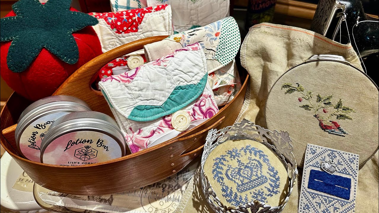 Flosstube #39 Stitching - Quilting and catching up
