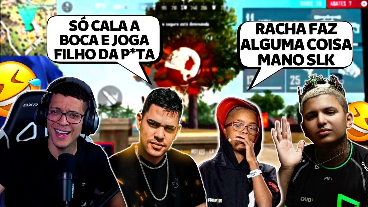 BOCA TILTOU DEMAIS COM RACHA NESSE APOSTADO COM CEROL E ROYCE - FREE FIRE CLIPS