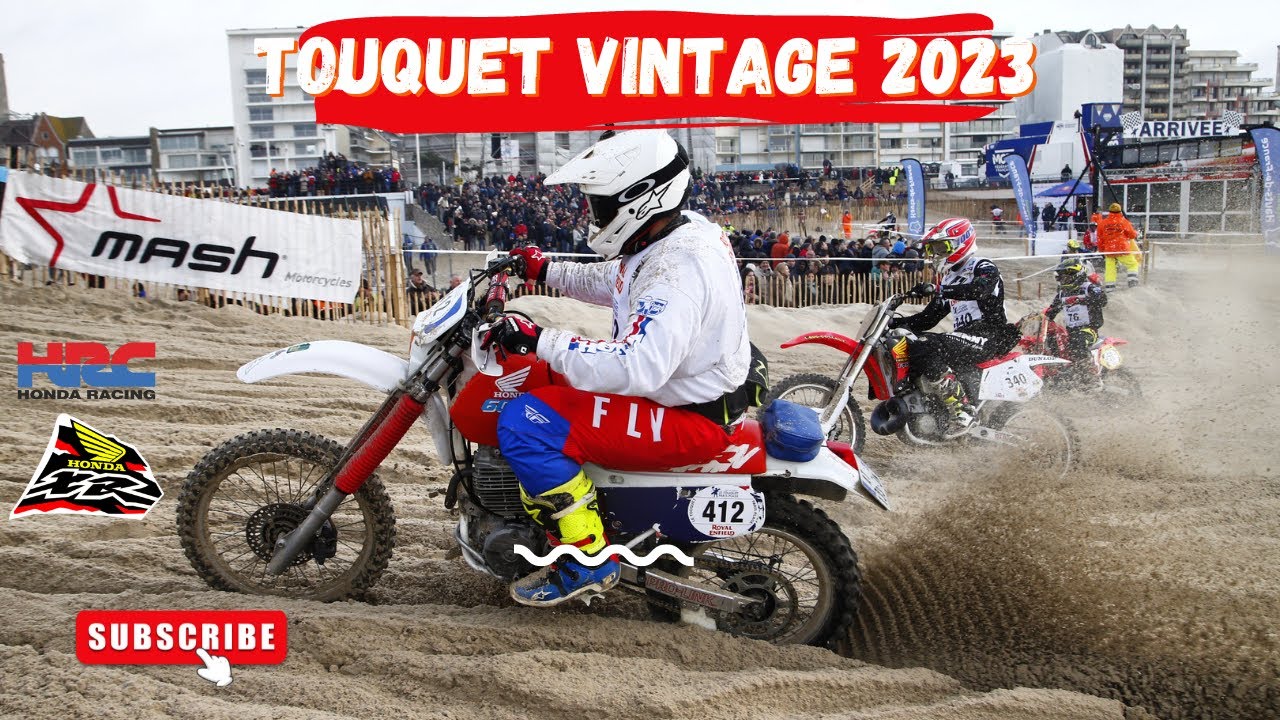 XR 600  1990 - Ma première participation au TOUQUET VINTAGE 2023 !!!!!!