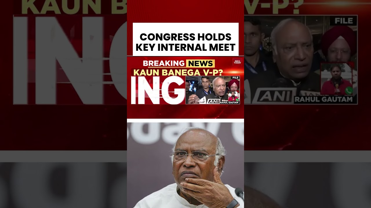 Congress Holds Key Internal Meeting Over Vice-President & Bihar SIR Issues | LIVE Updates