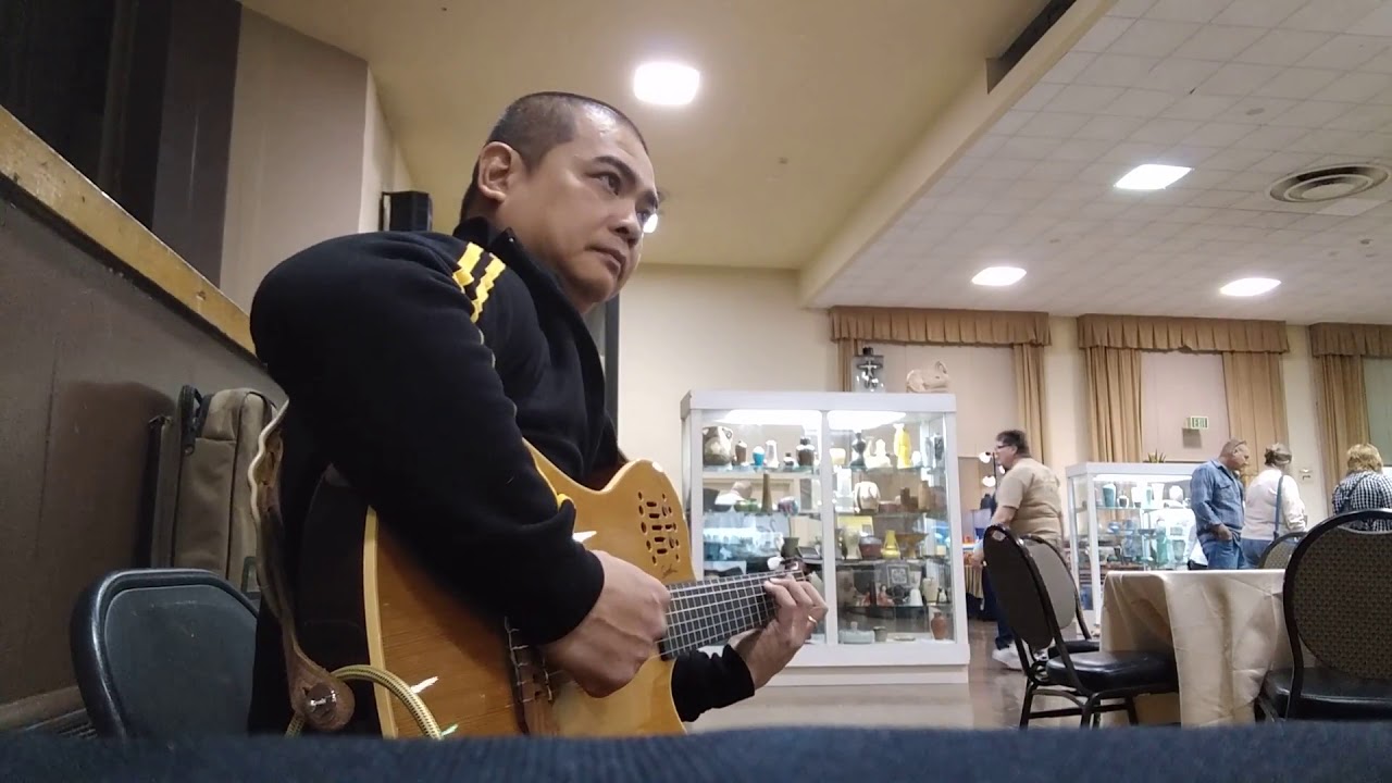 Blues jam #1 key of E, Ramon Cruz Las Vegas Solo guitar fingerstyle Earl klugh