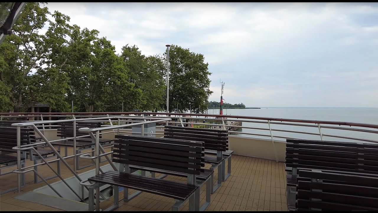 boat ride - From Balatonf&uuml;red To Tihany [4K HDR]