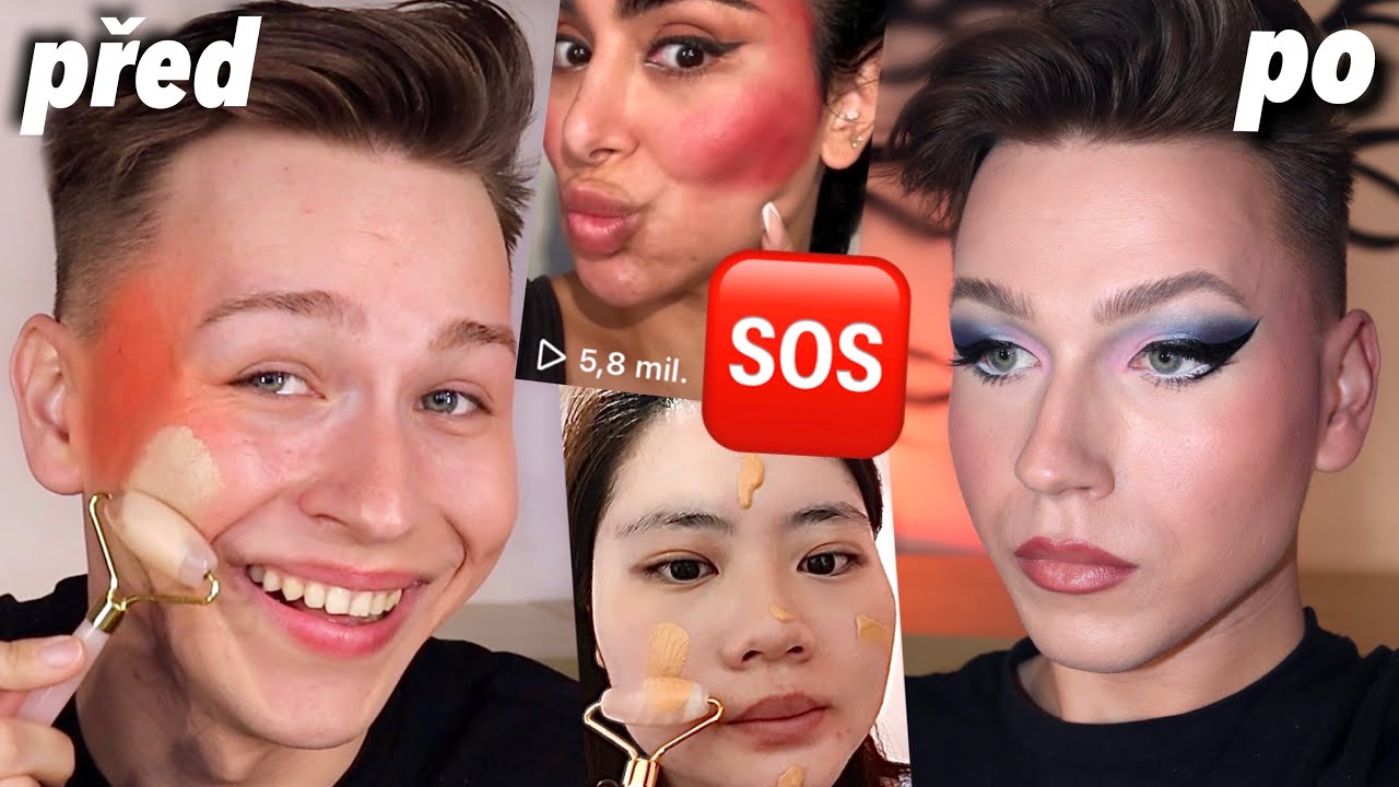 Transfromace s tiktok make-up 