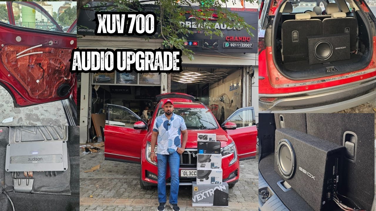 Mahindra XUV 7OO 🚘 Audio Upgrade ✨️ Audison Apk165P 🔊 SR6.600 Amplifier | Vextron Subwoofer