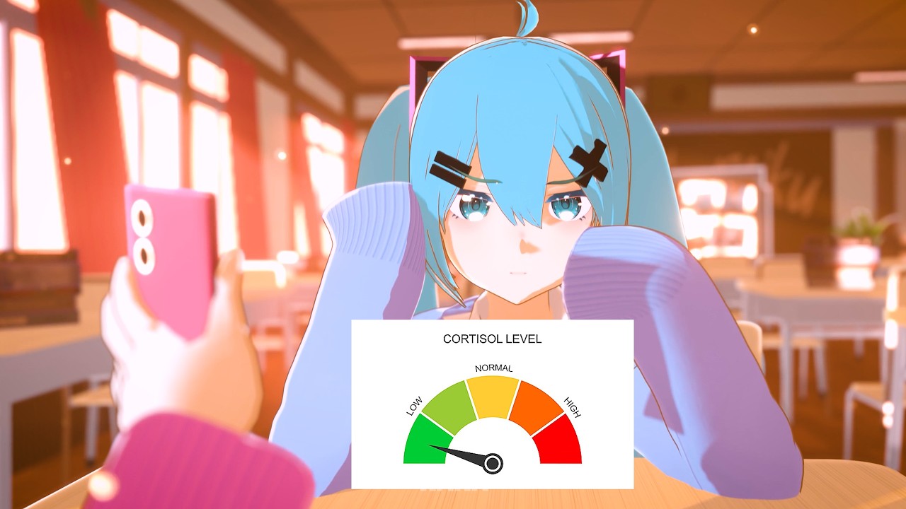 Low Cortisol Hatsune Miku [Blender Animation]