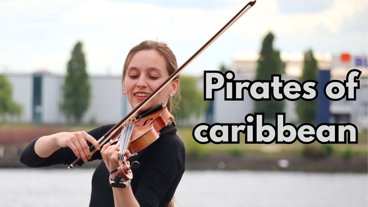 Pirates of caribbean - violin busking!