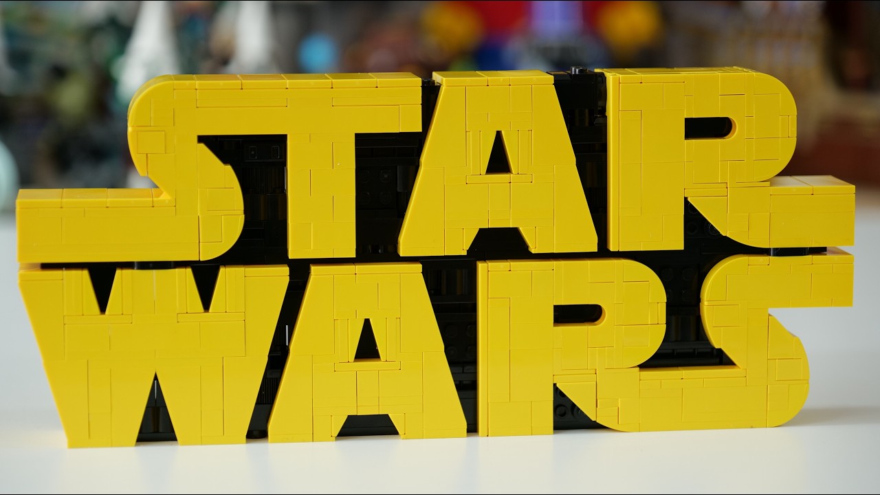 LEGO Star Wars™ Logo aus LEGO Steinen Aufbauvideo #lego75407