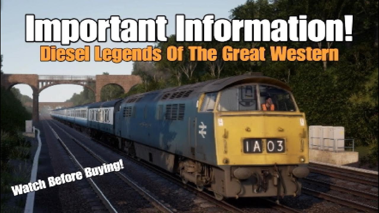 Important Information!|Diesel Legends Of The Great Western|News|Train Sim World 2