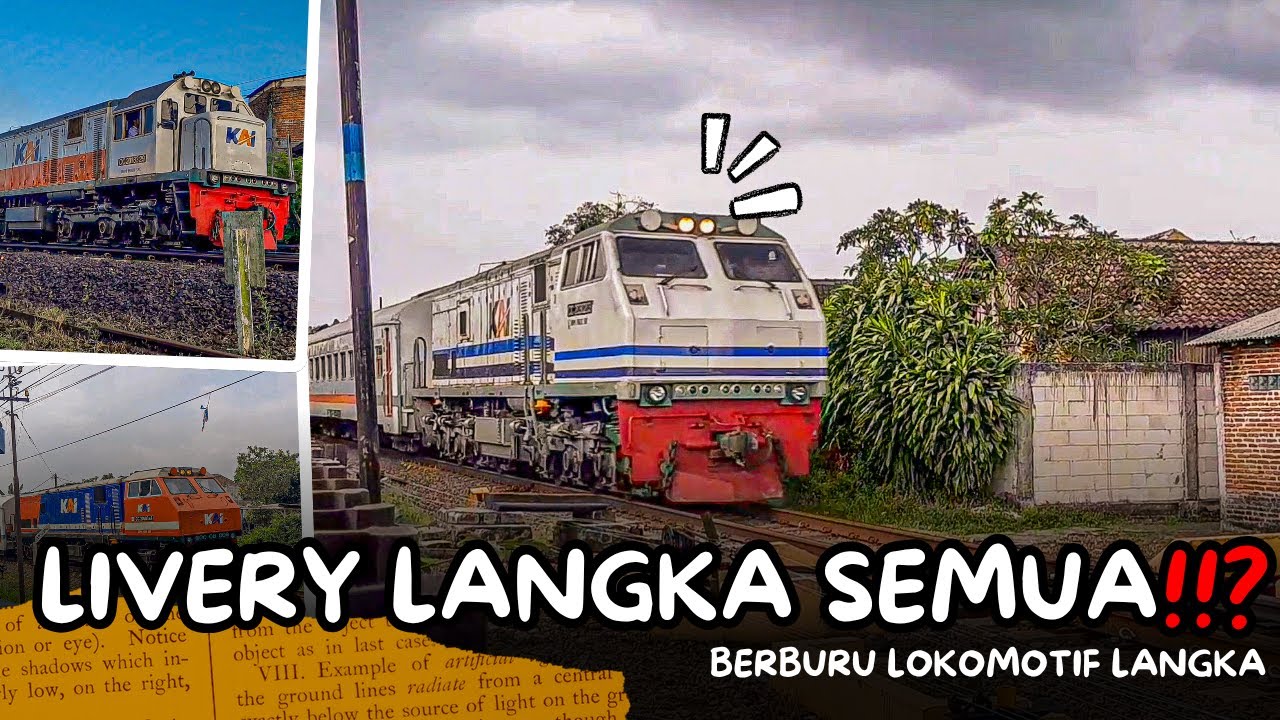 SEHARI, 3 LOKOMOTIF LIVERY SPESIAL‼‼ | Hunting Kereta Api Di Stasiun Singosari
