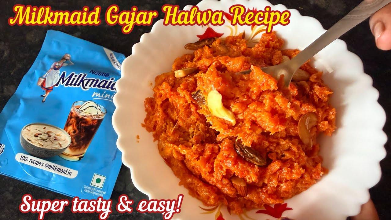 Milkmaid Gajar Halwa Recipe | How to make Gajar ka Halwa with Condensed Milk 