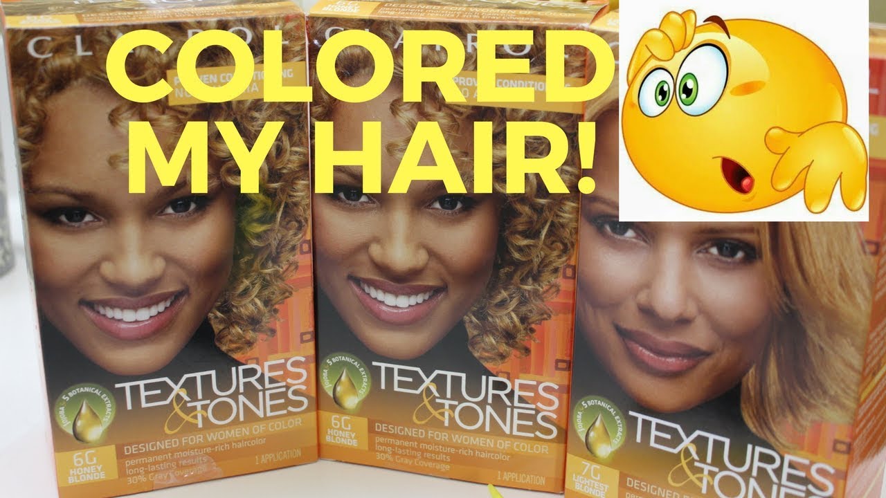 Clairol Textures and tones | From natural black hair to blonde