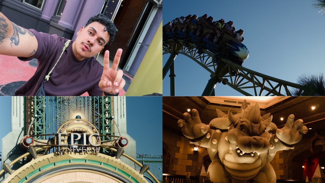 conheci o Epic Universe, novo parque da Universal