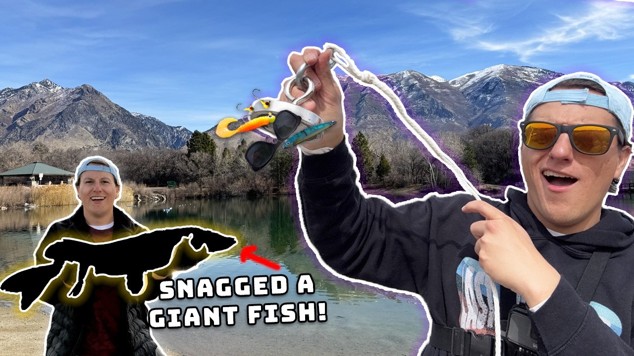 Magnet Fishing and Snagging a Giant Fish! SWO