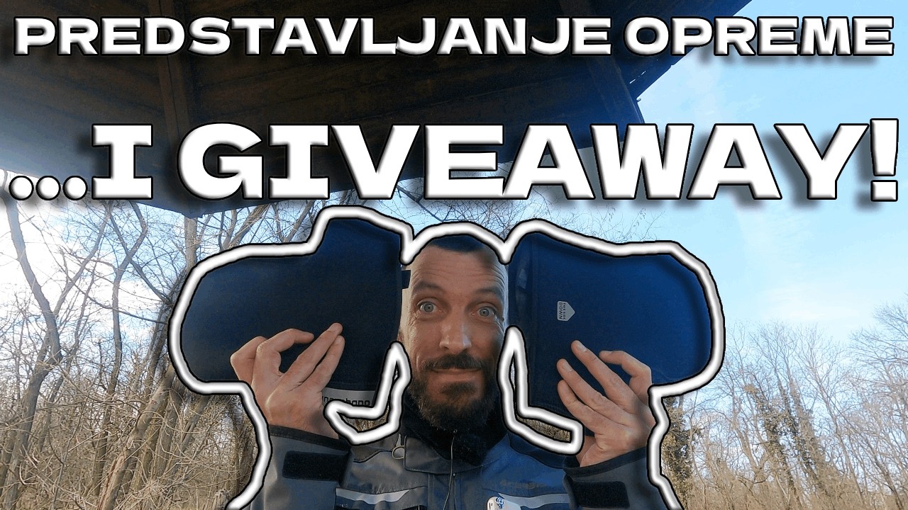 Predstavljanje nove opreme za skuter i za kanal i GIVEAWAY!!!