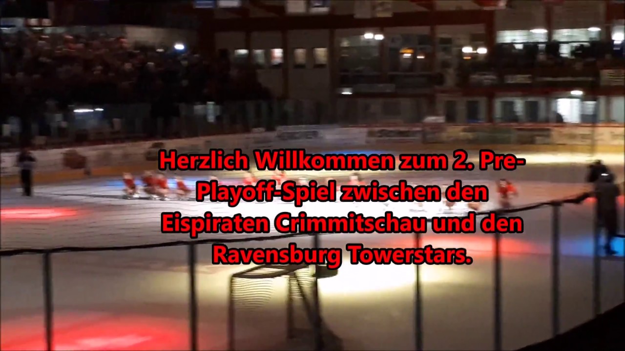 Pre-Playoffs Saison 17/18 Eispiraten Crimmitschau : Ravensburg Towerstars