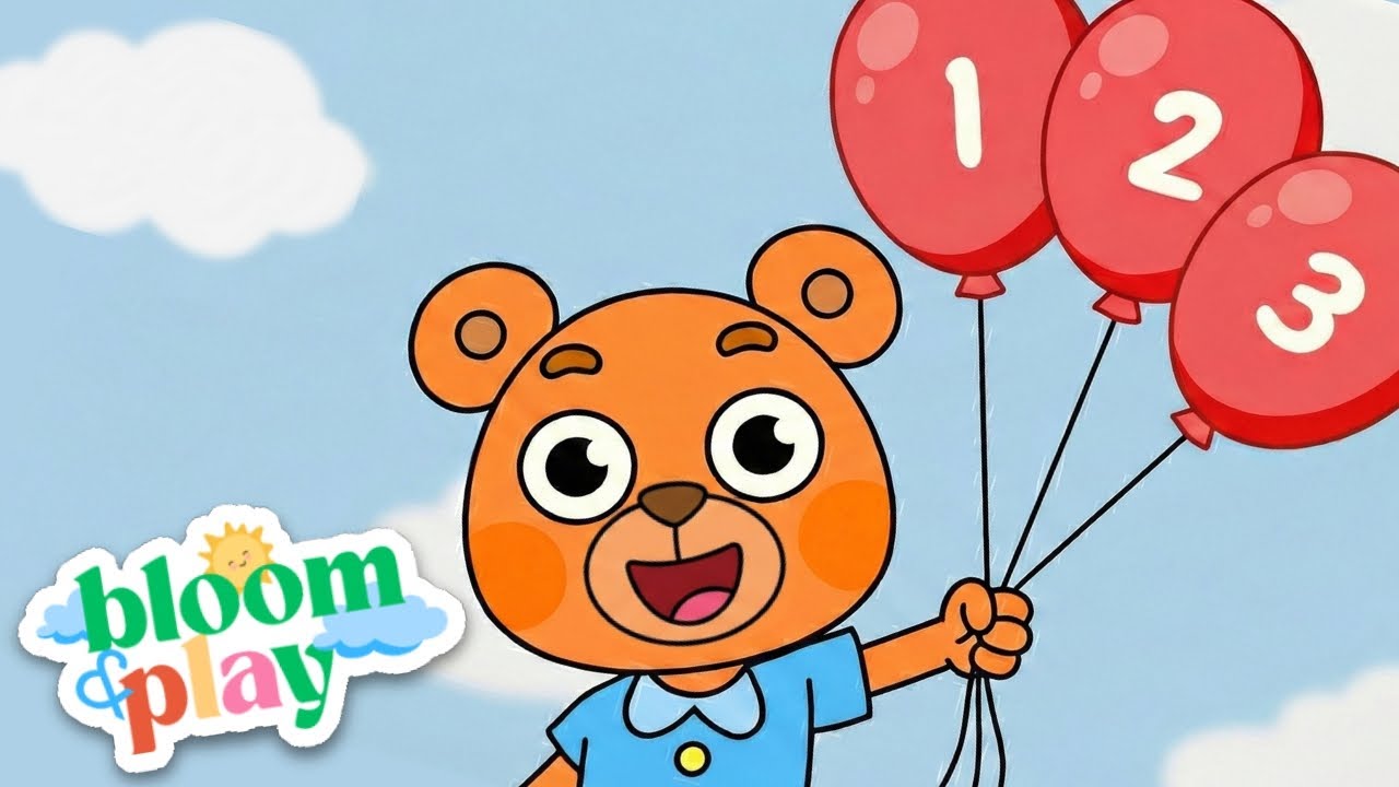 Numbers 1–20 Counting Song | Count Balloons | Learn Numbers for Kids | Bloom & Play