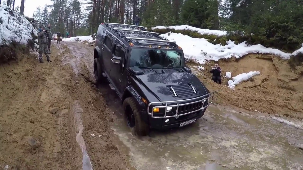 OFF ROAD HUMMER H2 vs. HUMMER H3