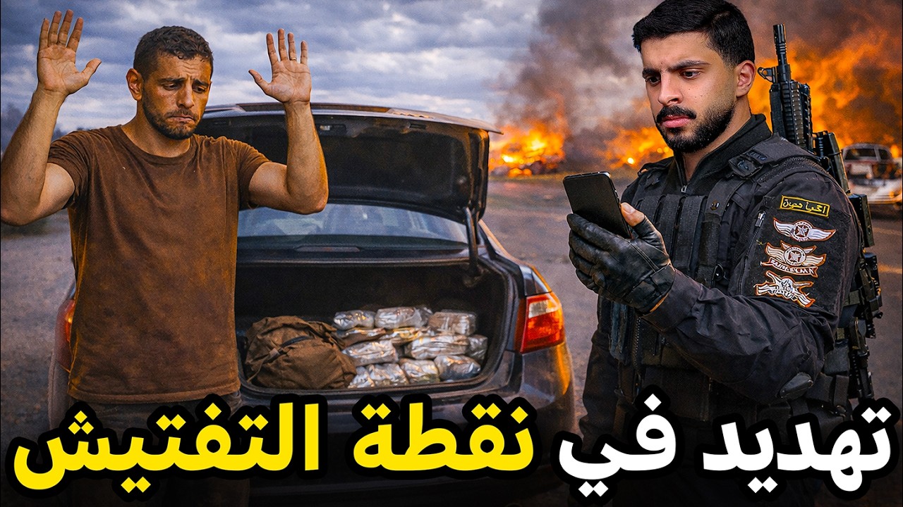 قصة العسكري مع القرار الصعب في نقطة التفتيش ! 