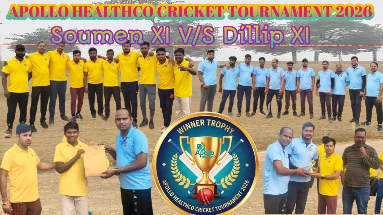 DEPARTMENT OF DC  APOLLO HEALTHCO CRICKET TOURNAMENT 2026 II VLOG VIDEO ......