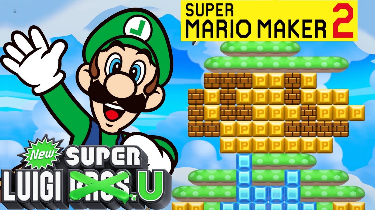 New Super Luigi U: WORLD 1 Remade in Super Mario Maker 2