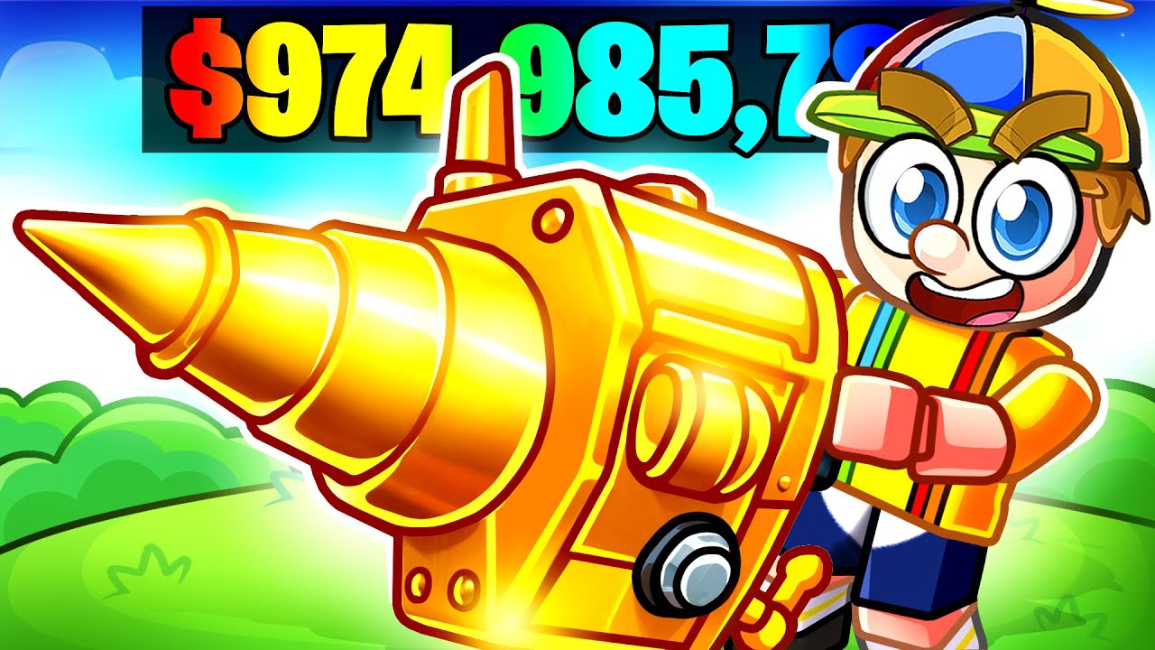 Потрать 100 000 долларов, чтобы получить OVERPOWERED DRILL в Roblox!