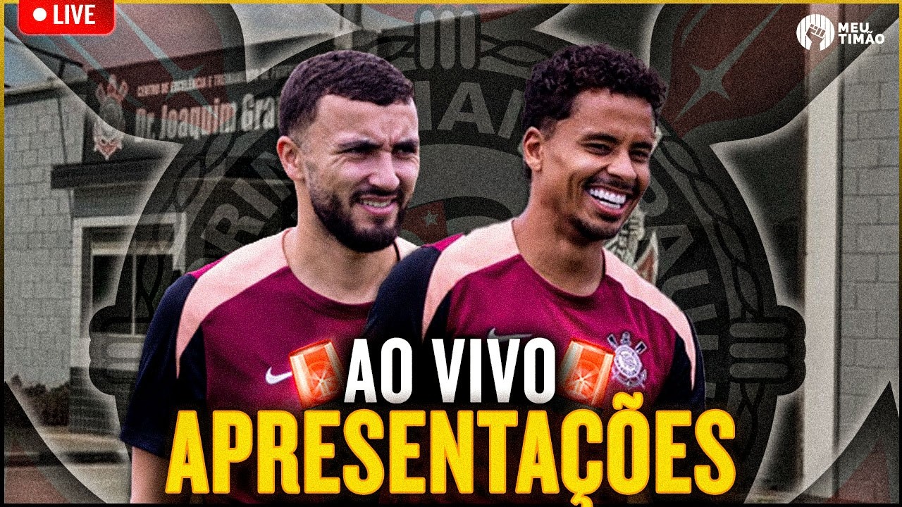AO VIVO 🔴 TREINO ABERTO DO CORINTHIANS + APRESENTAÇÃO DO ALLAN E ZAKARIA LABYAD