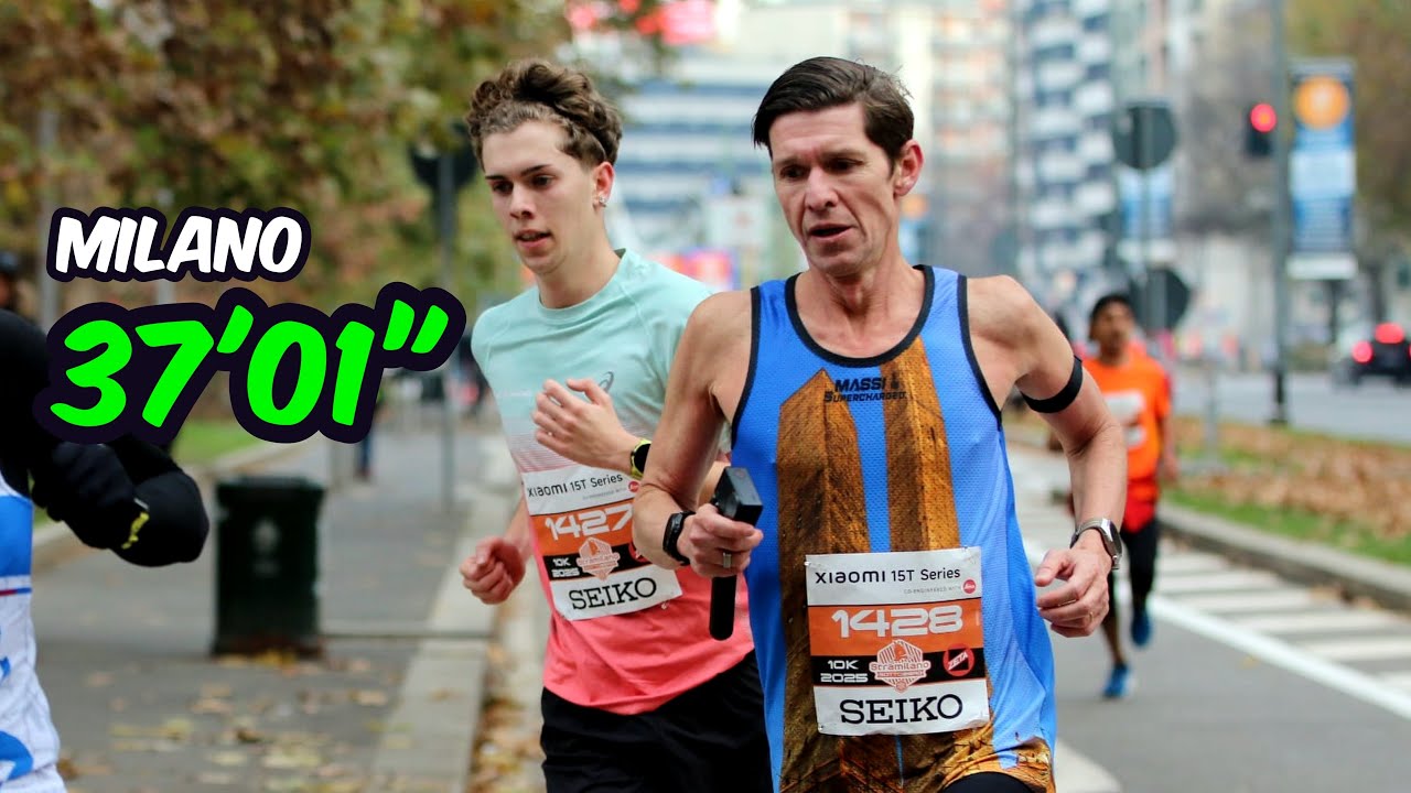 Debutto 10 km di Matteo: 37:01 con papà pacer, ASICS ai piedi e sogni da maratoneta