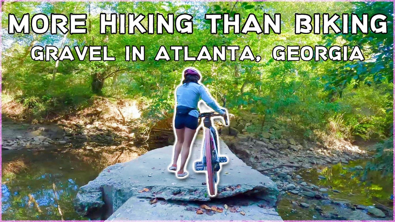 Exploring in-town gravel bike trails in Atlanta, Georgia!