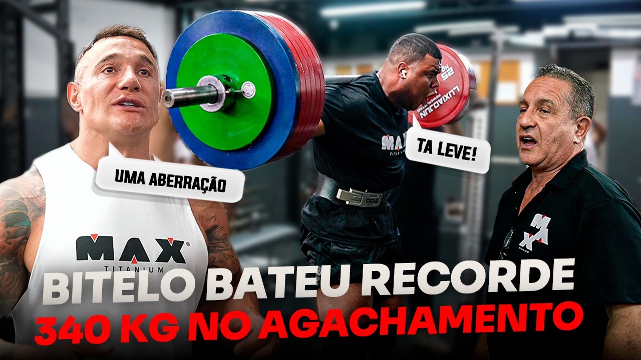 BITELO QUEBRA SEU RECORDE NO AGACHAMENTO COM FABIO GIGA E DORIA