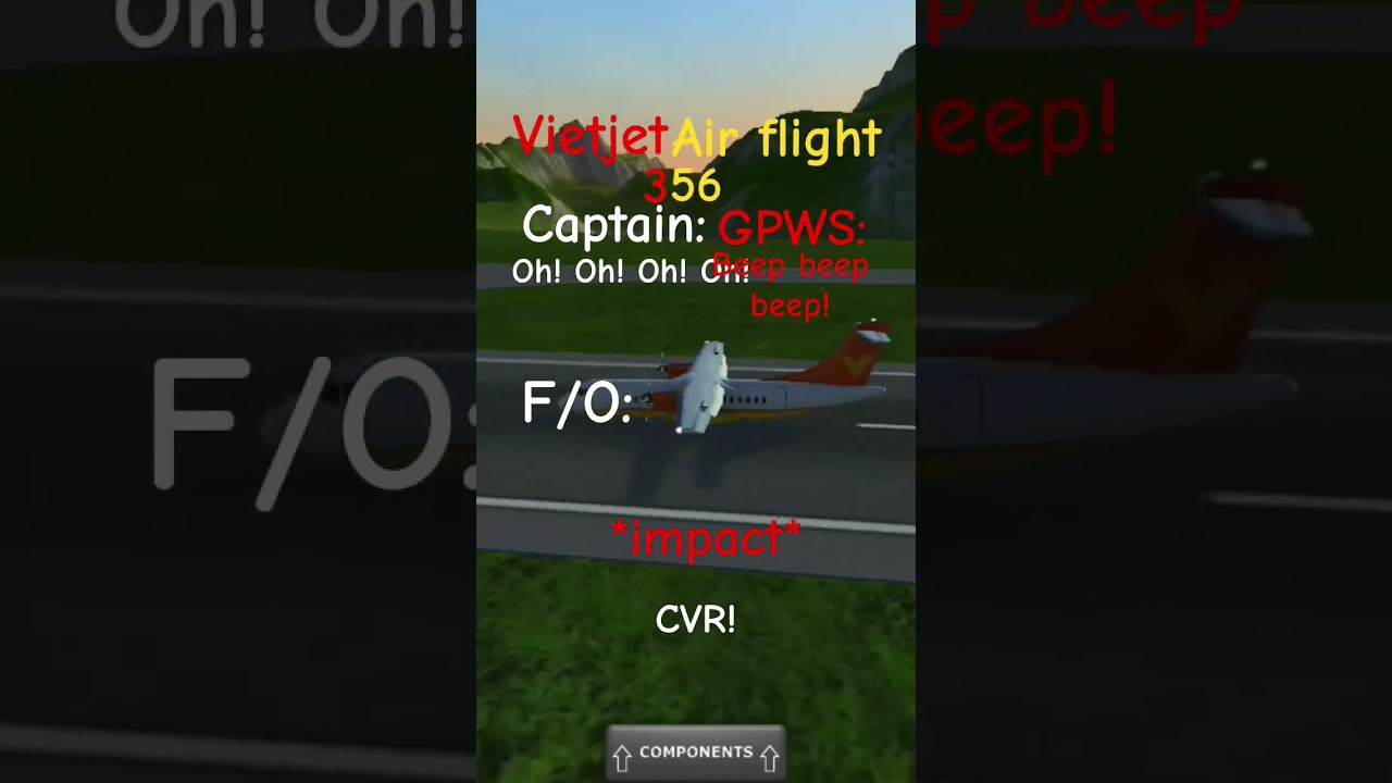Vietjetair flight 356 CVR! #vietjetair #crash #plane #aviation #cvr #fyp #shorts