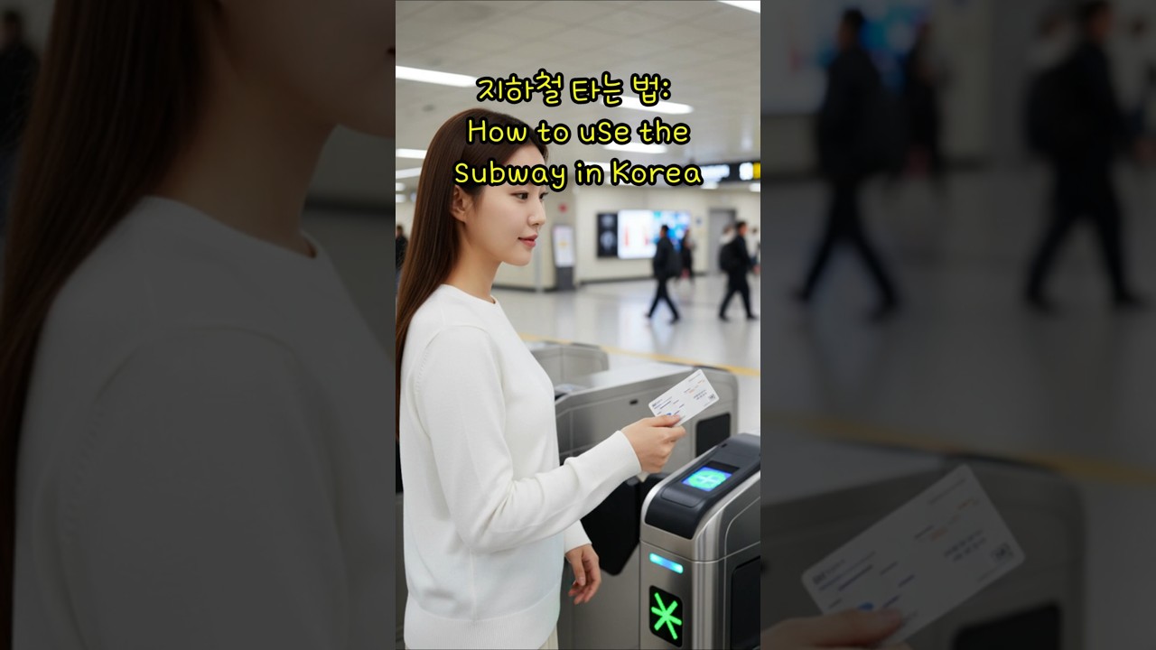 How To Use the Subway in Korea : 지하철 타는 법