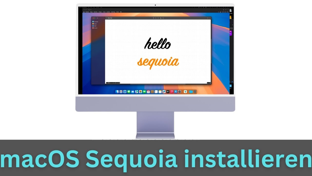 Das neue macOS Sequoia ganz einfach installieren