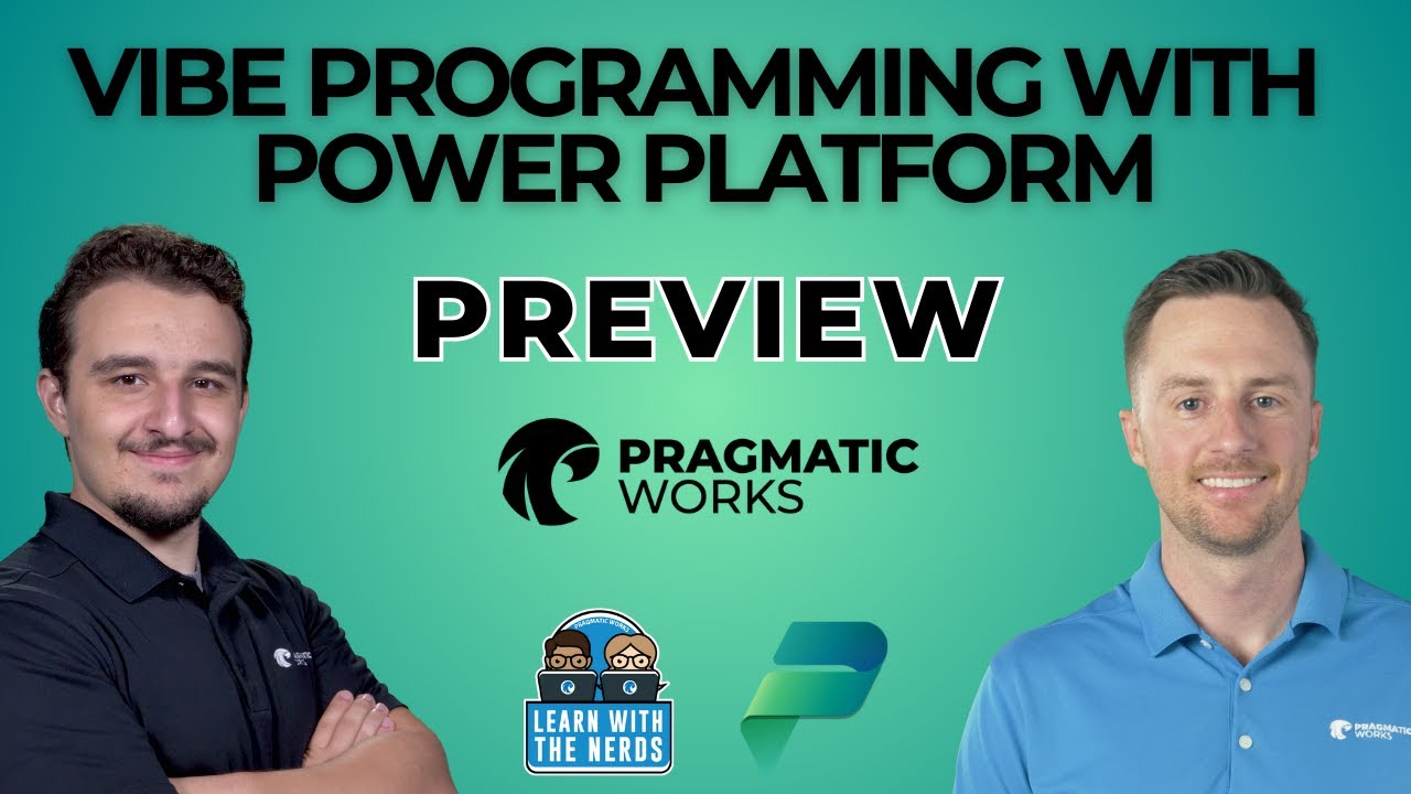 Preview: Learn With The Nerds Vibe Programming with Power Platform