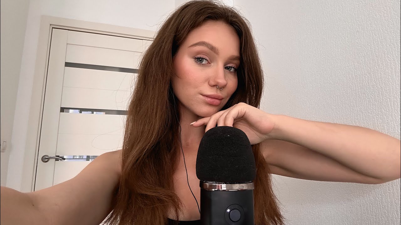 ASMR mouth sounds and scratching || АСМР звуки рта и пошкрябывания || помогу тебе уснуть 😴