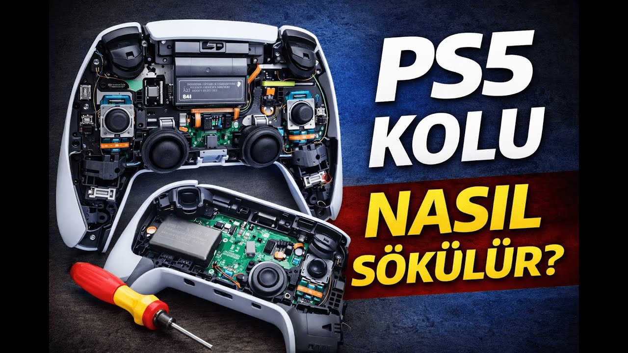 PS5 DualSense Kolu Nasıl Sökülür? | Adım Adım Detaylı Anlatım