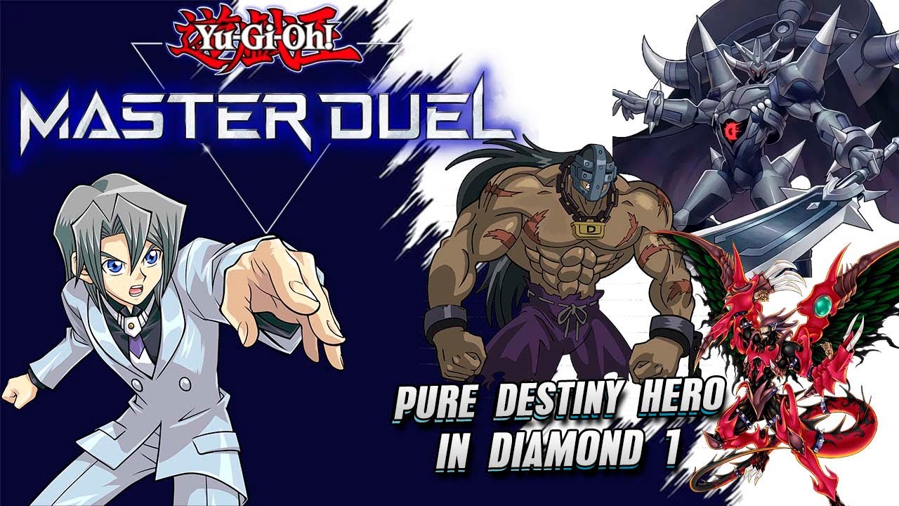Yu-Gi-Oh! Master Duel - Pure DESTINY HERO in Diamond 1.