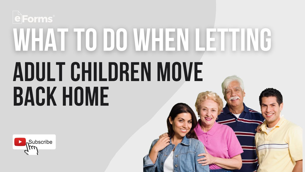 What to Do When Letting Adult Children Move Back Home - EXPLAINED