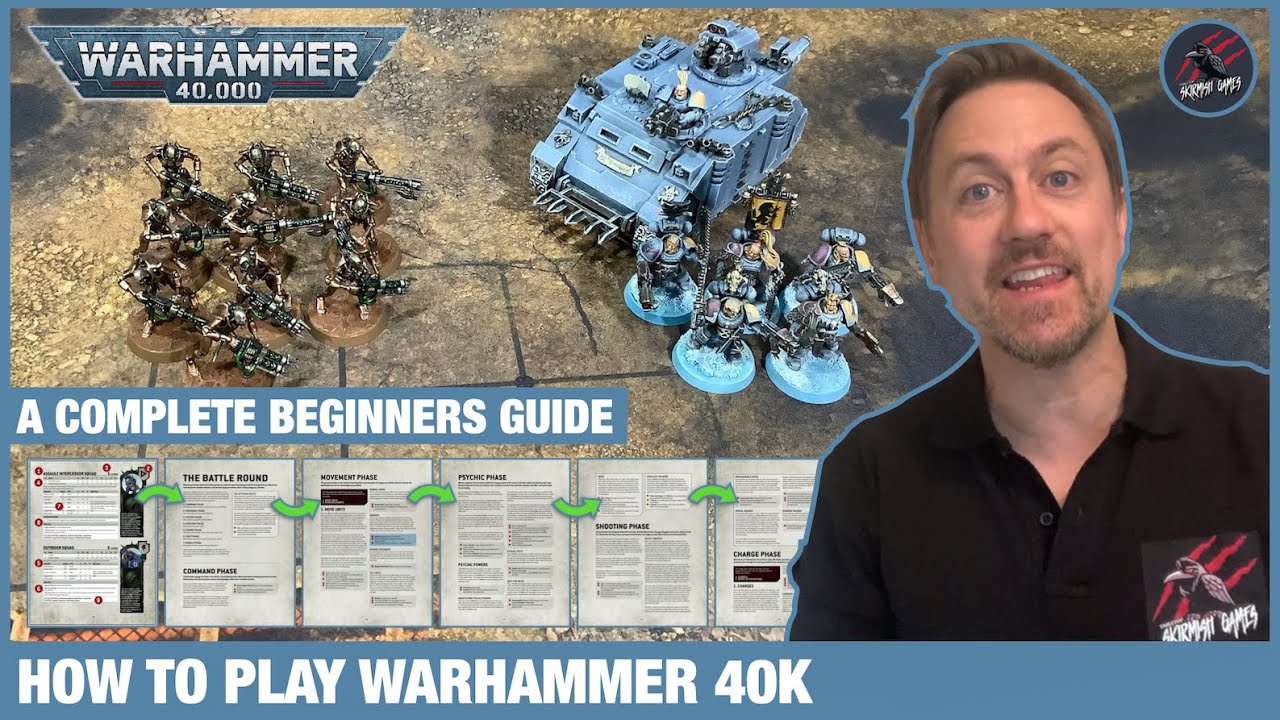 КАК ИГРАТЬ В WARHAMMER 40K 9-го издания — Полное руководство для начинающих — Основные правила
