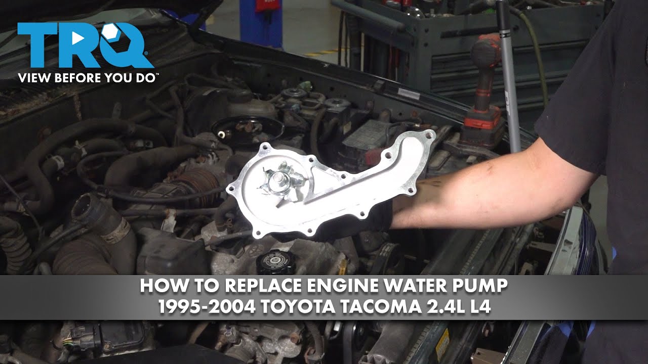 How to Replace Engine Water Pump 1995-2004 Toyota Tacoma 2.4L L4