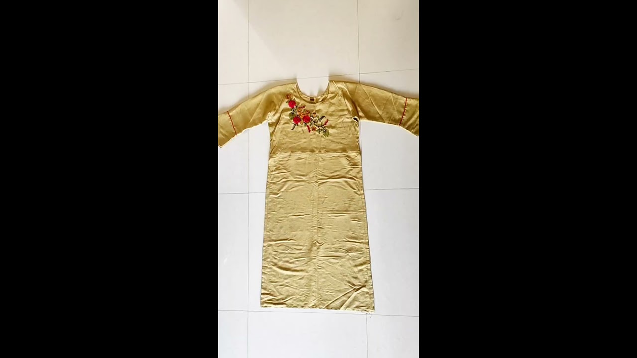 Very easy transformation old long kurti into Top.🤩#shorts #youtubeindia  #viralshorts #kurtidesign