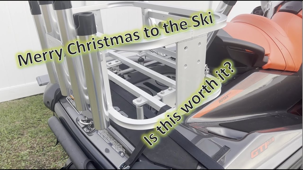 Pre-lim review: Brocraft Jet Ski Rod Holder/Jet Ski Aluminum Fishing Rod Rack & Cooler Holder Combo.