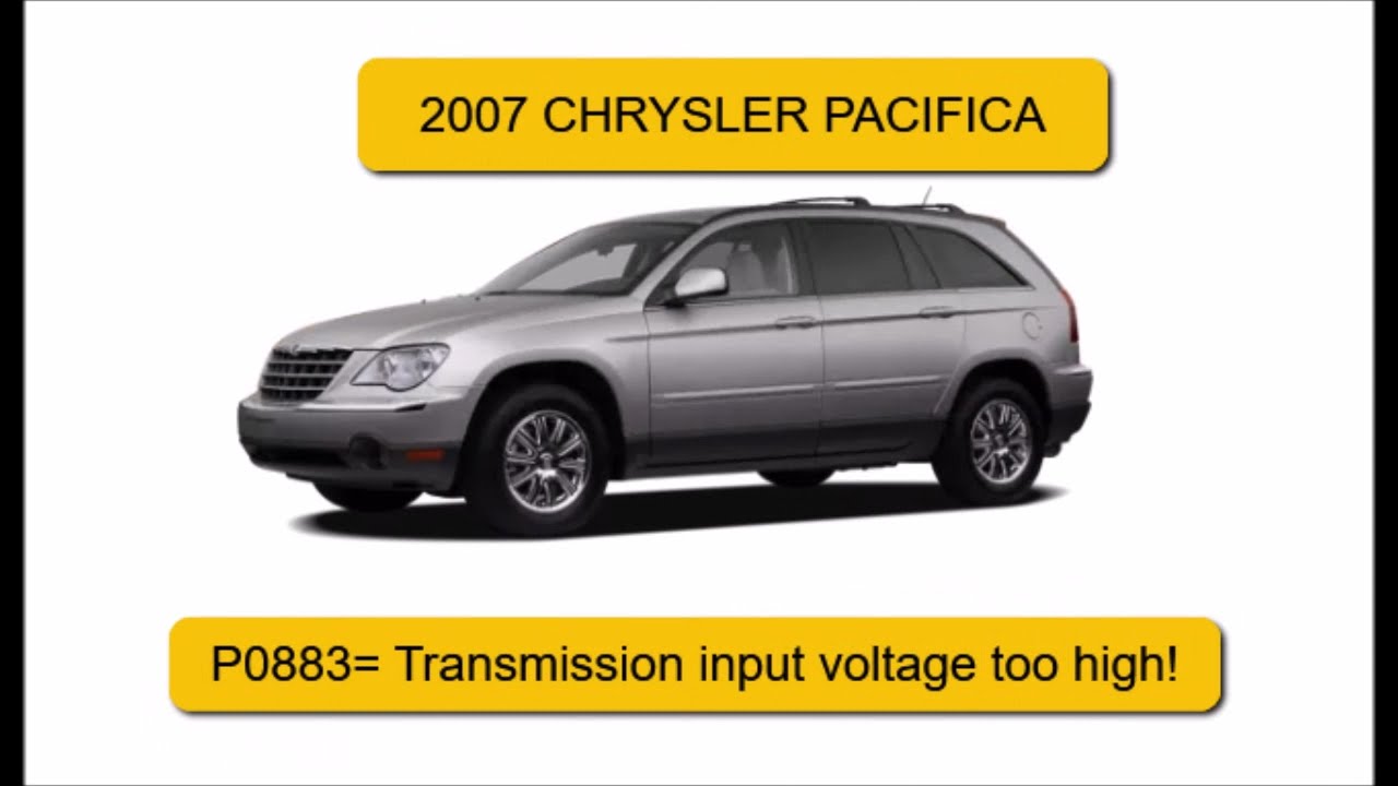 CHRYSLER PACIFICA NO SHIFT, TRANSMISSION CODE P0883, 62TE TRANSMISSION